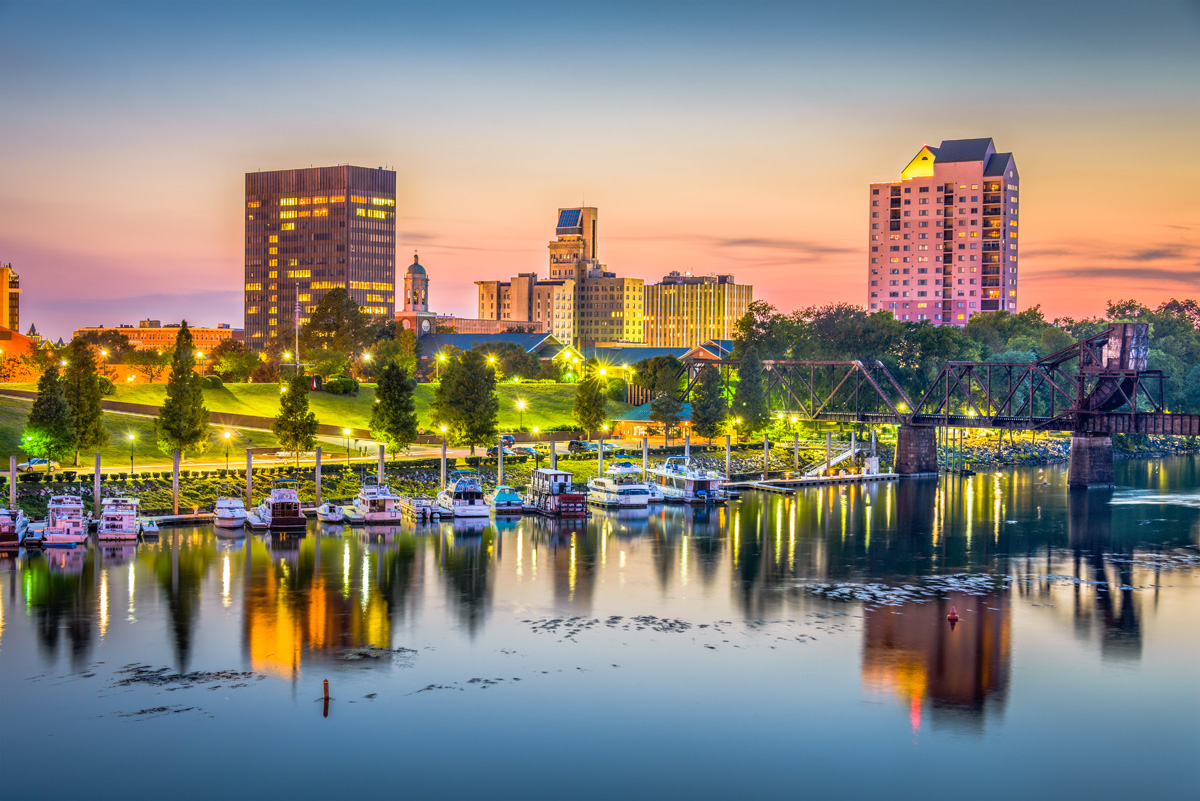 augusta georgia usa skyline