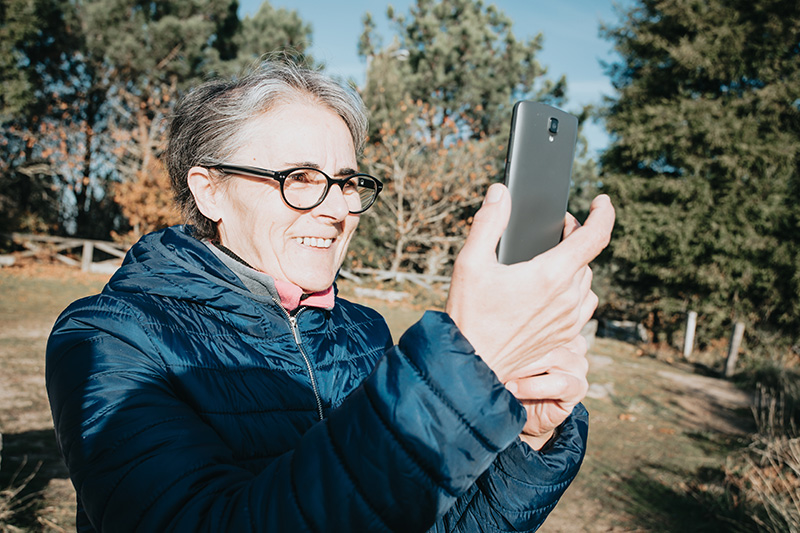 super happy smiling old woman taking pictures with 2022 01 24 16 50 43 utc